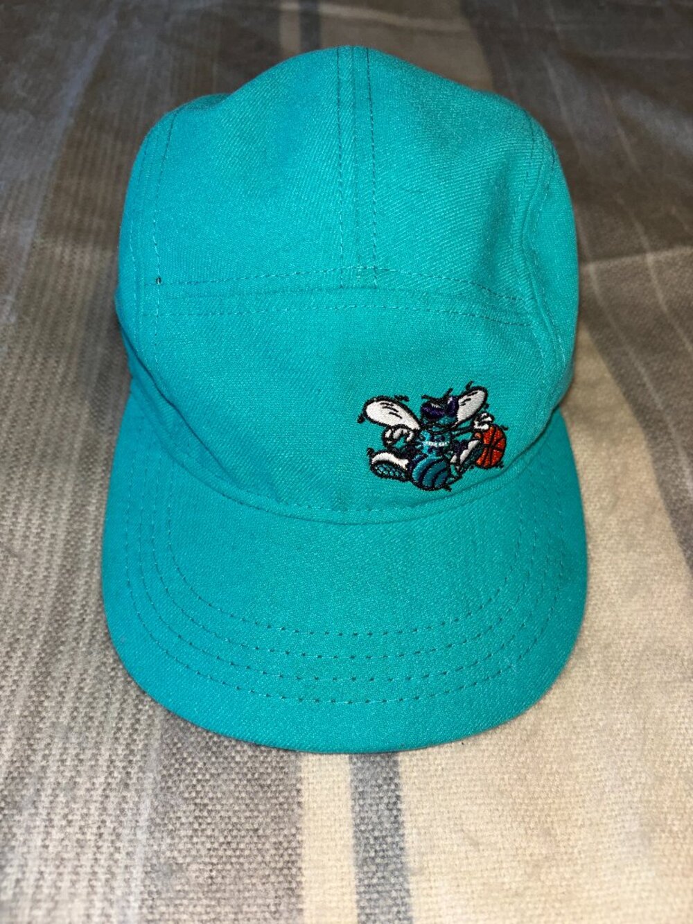 Charlotte Hornets New Era Hugo the Hornet teal baseball hat adjustable strap